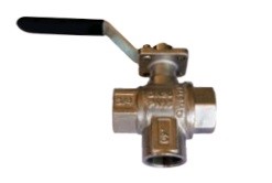 VALVE BALL 3 WAY L PORT BRASS 50MM 